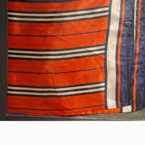 Striped Red and Blue Scarf